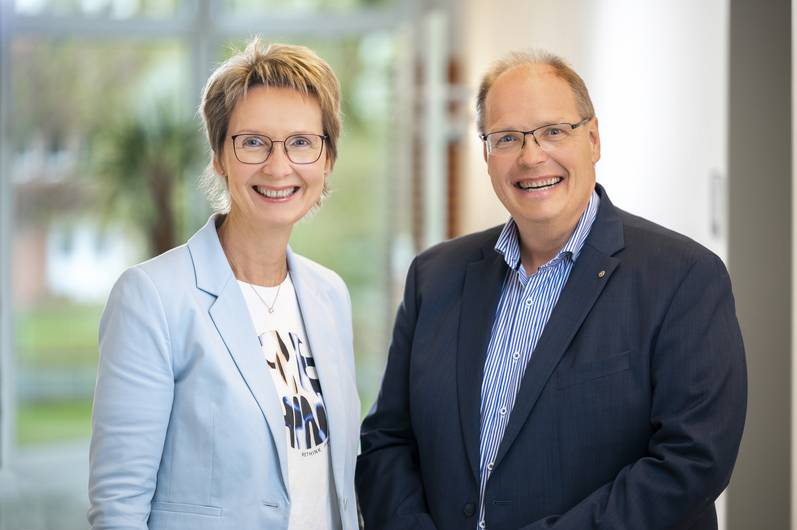 Heinz Hölscher und Maria Borgmann bilden die Geschäftsführung.
