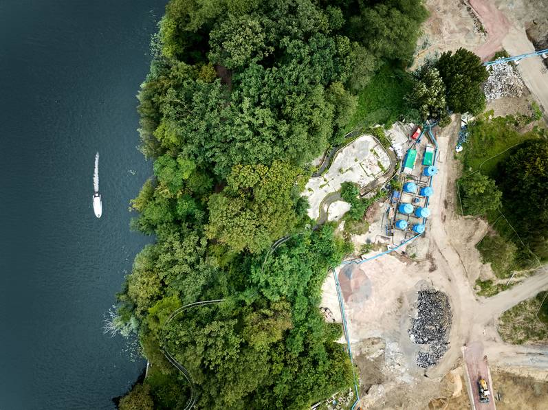 Wasserhaltung im Spreepark Berlin für den Bodenaustausch